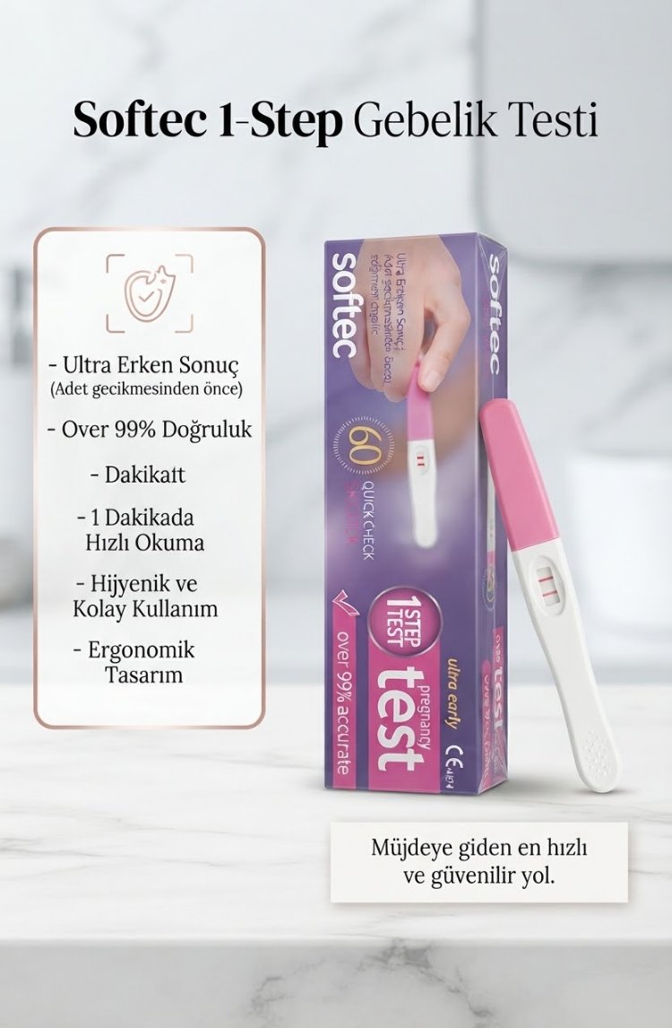 softech Tek Adımlı ERKEN Gebelik Testi