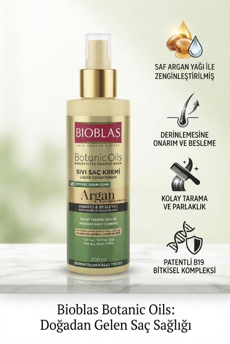 Bioblas Botanic Oils Argan Yağlı Sivi Saç Kremi, 200 ml