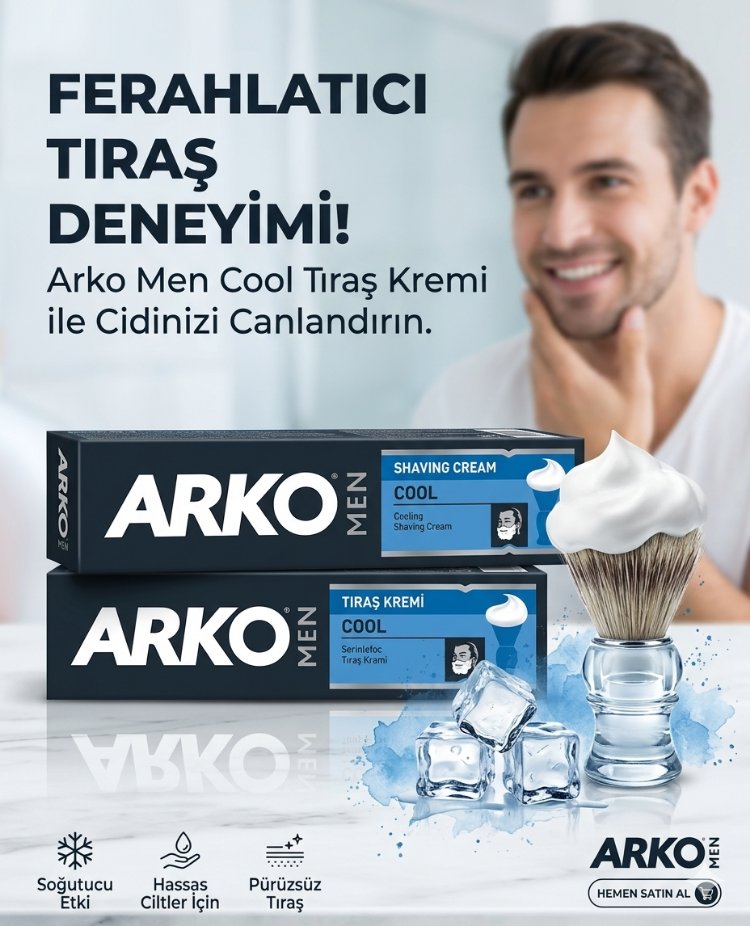 ARKO COOL 90 GR TRAŞ KREMİ 2 ADET