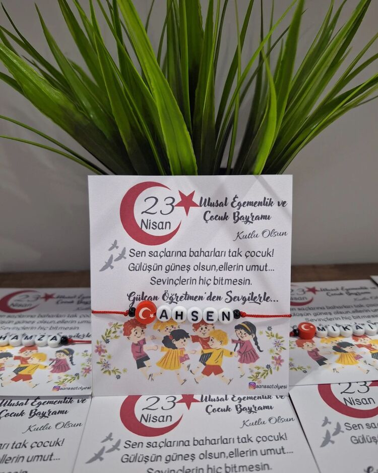23 nisan konseptli bileklik