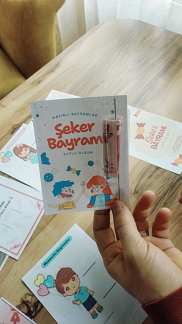bayram kartı çeşitleri 