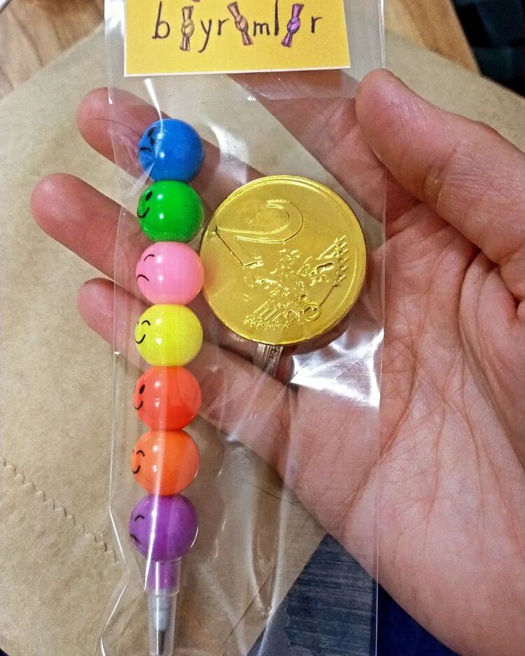 yumurtlayan kalem+cikolata