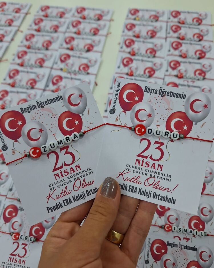 23 nisan konseptli bileklik