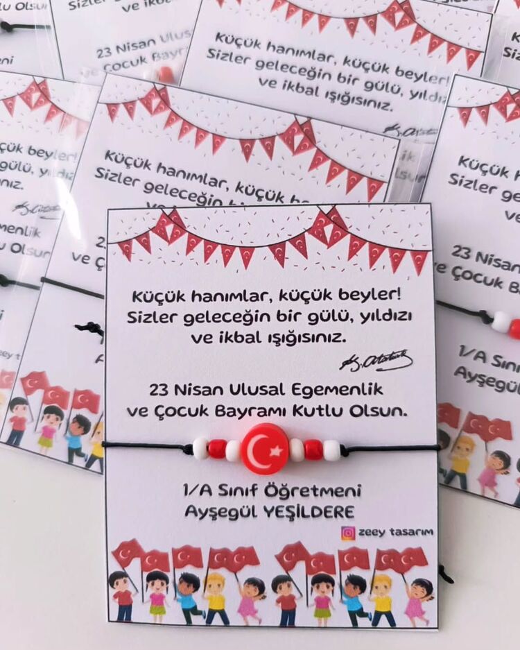 23 Nisan bileklikleri
