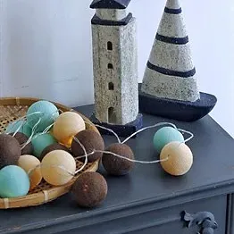Boule De Petite Işıklı Top Aydınlatma- Sea Sand