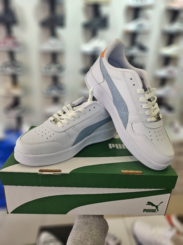Puma Beyaz Mavi Spor Ayakkabı 20289