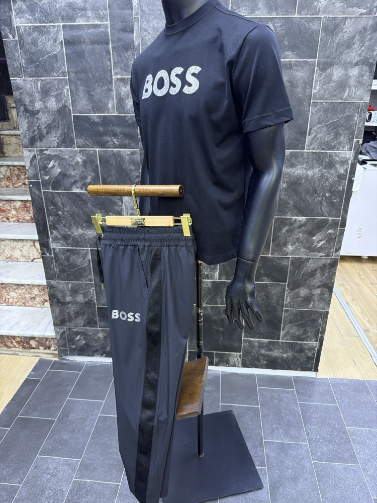 Altın mikro kumaş eşofman takımı