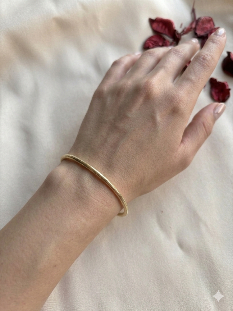 XUPİNG 14K YILAN MODEL BİLEKLİK