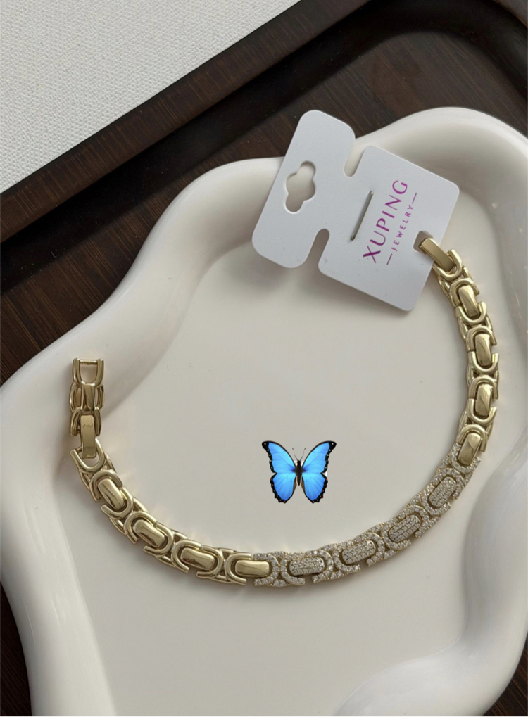 XUPİNG 14K TAŞLI KUYUMCU ÖODEL BİLEKLİK