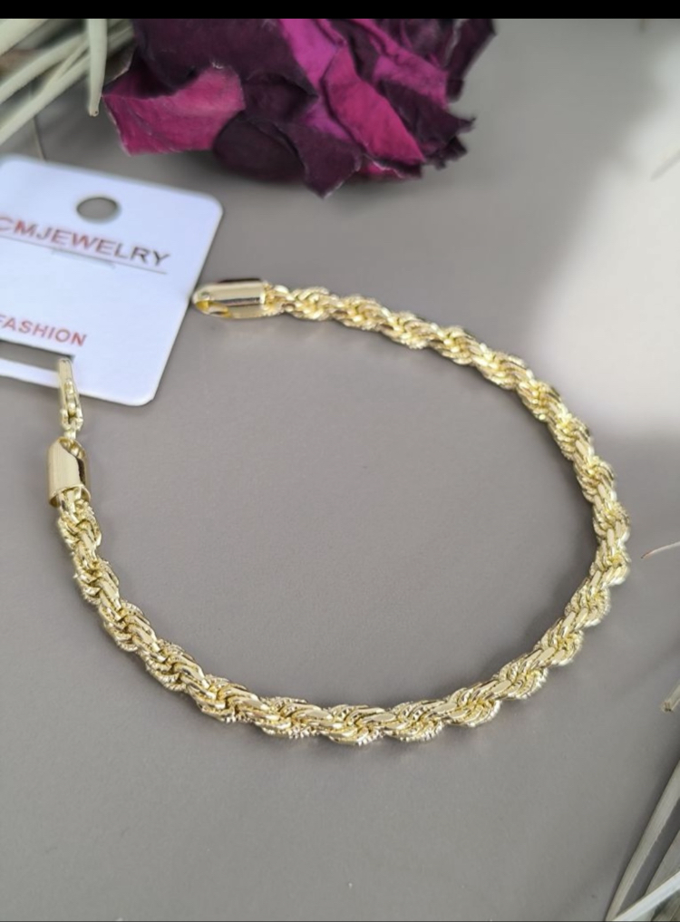 VİP 14K BURGU MODEL BİLEKLİK