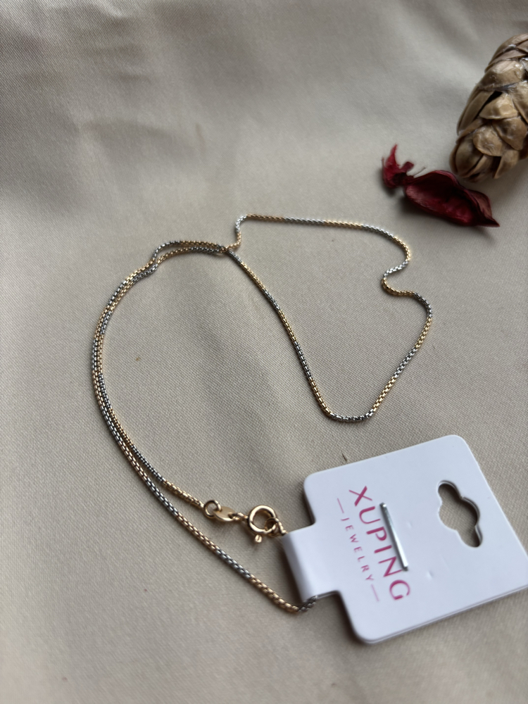 XUPİNG ÇİFT RENKLİ 45 cm KOLYE