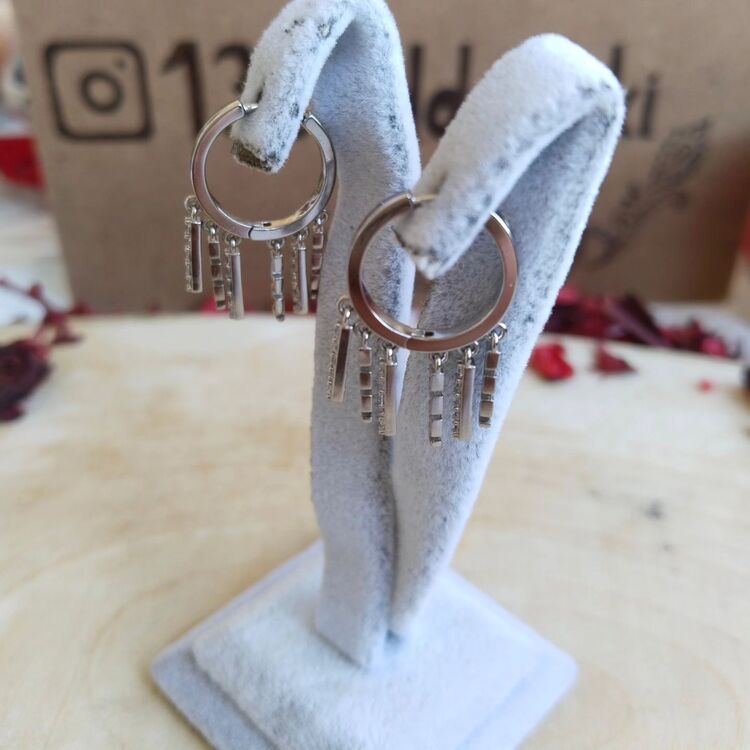 ÇELİK XUPİNG SARKİT MODEL HALKA KÜPE