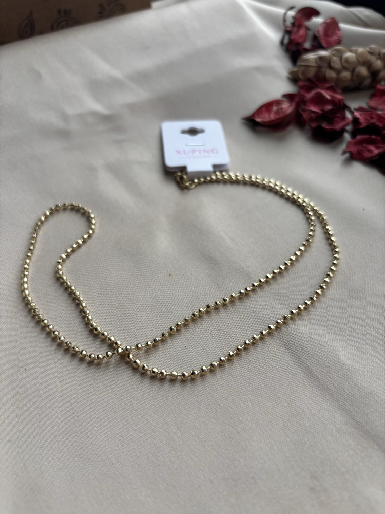 XUPİNG 14K MİNİK TOPLU MODEL KOLYE