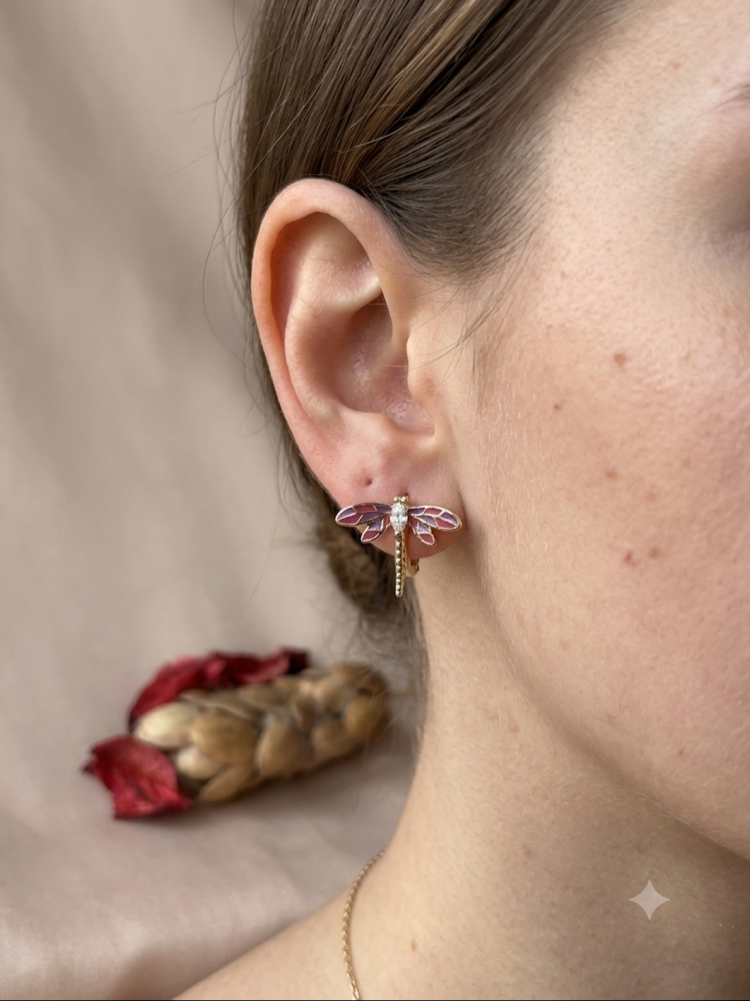 XUPİNG 14K YUSUFÇUK KUŞU MODEL KÜPE