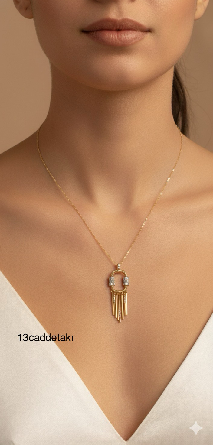 VİP PİREMİUM SERİ SARKIT MODEL KOLYE