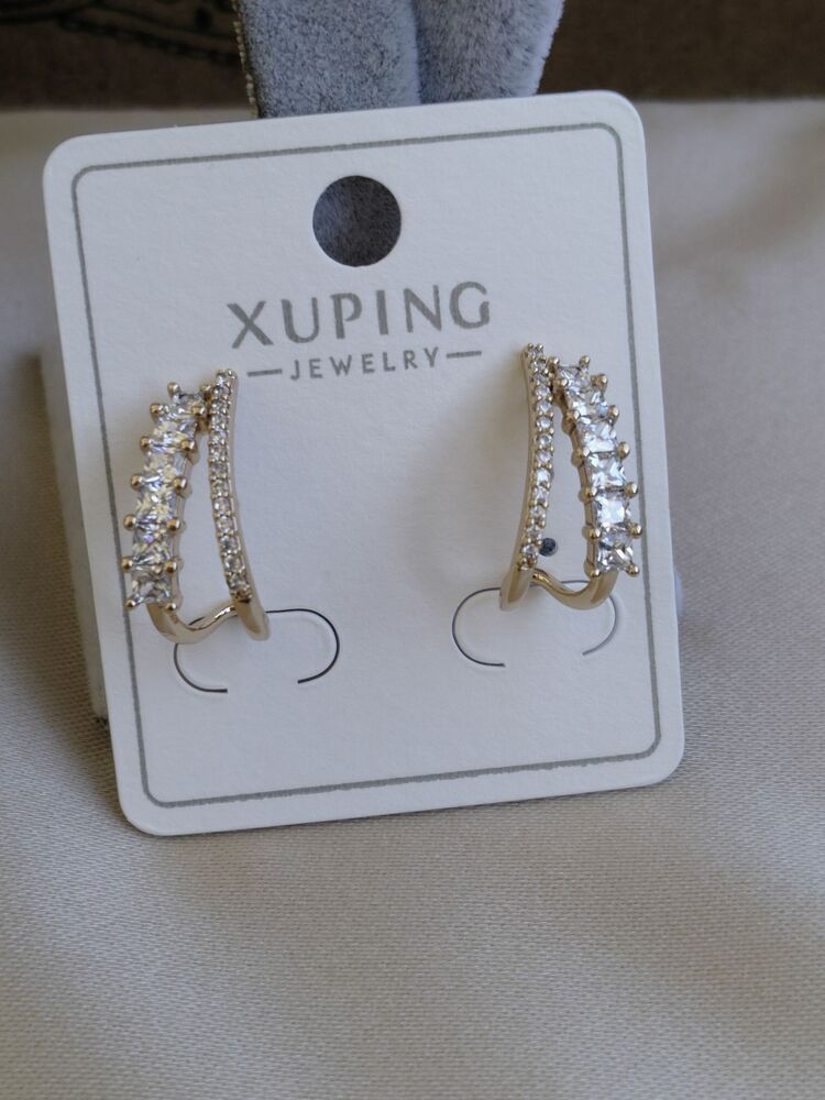 ÇELİK XUPİNG TAŞLI ÇİFTLİ MODEL KÜPE 