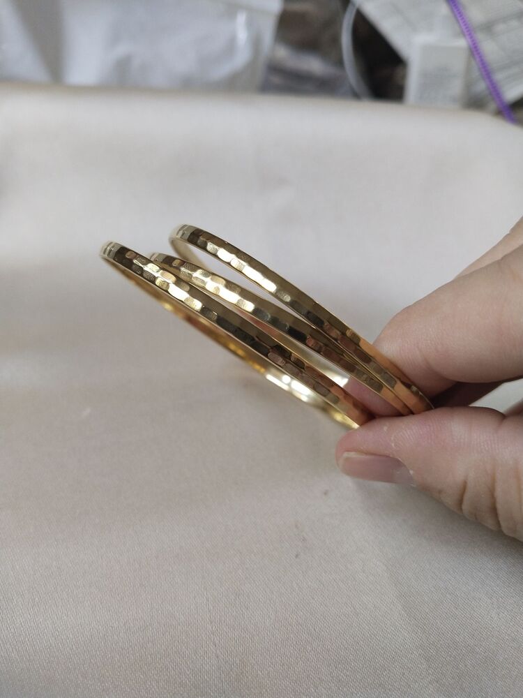 ÇELİK BAKLAVA DESENLİ 3LÜ AJDA BİLEZİK 