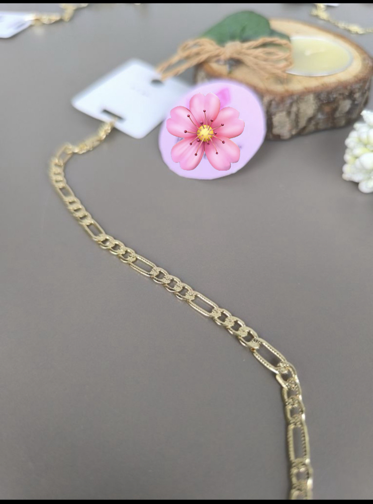VİP SERİ 14K FİGARO MODEL BİLEKLİK