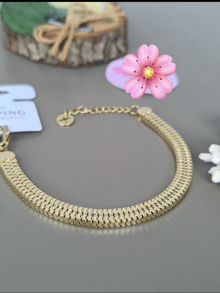 XUPİNG 14K KALIN BALIK SIRTI MODEL BİLEKLİK 