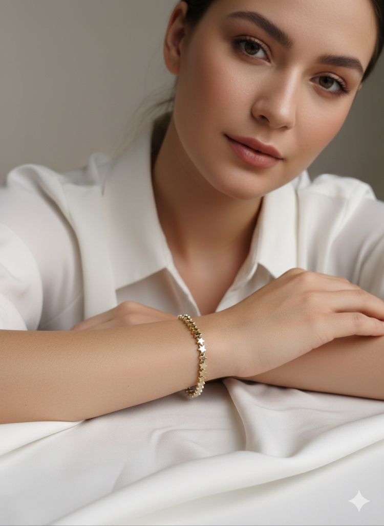 VİP SERİ YILDIZLI MODEL BİLEKLİK