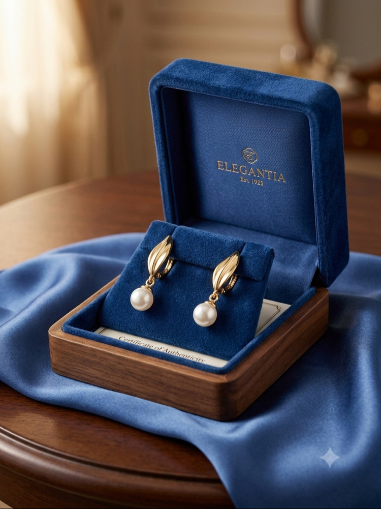 XUPİNG 18K İNCİLİ MODEL KÜPE