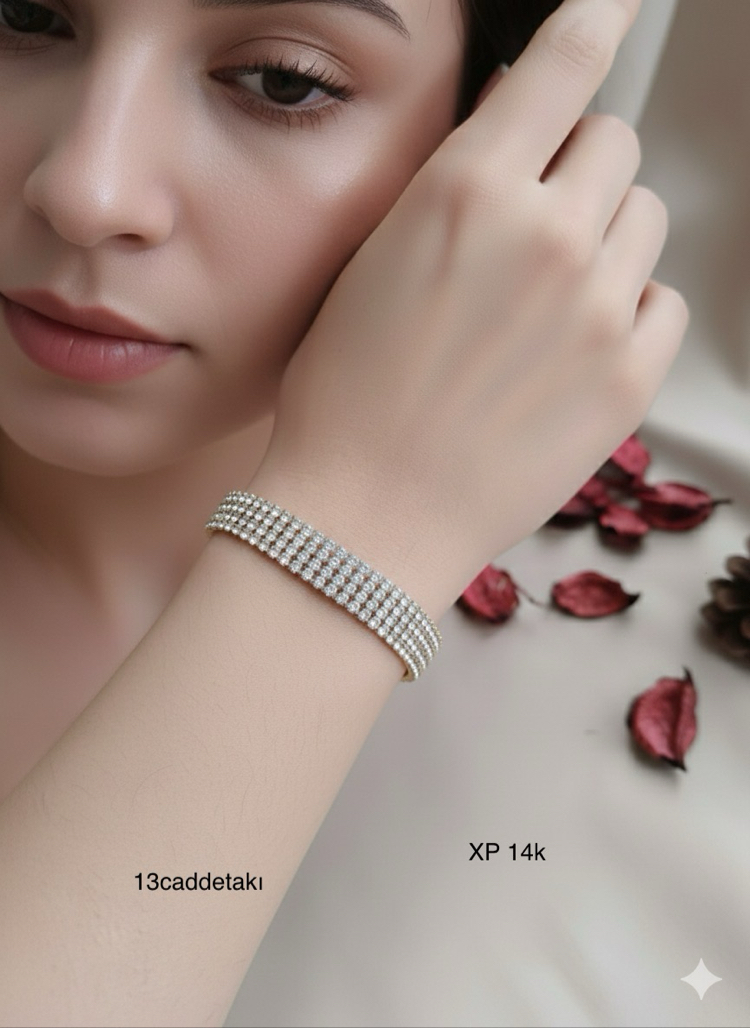 ÇELİK XP 14 K SU YOLU MODEL KALIN BİLEKLİK