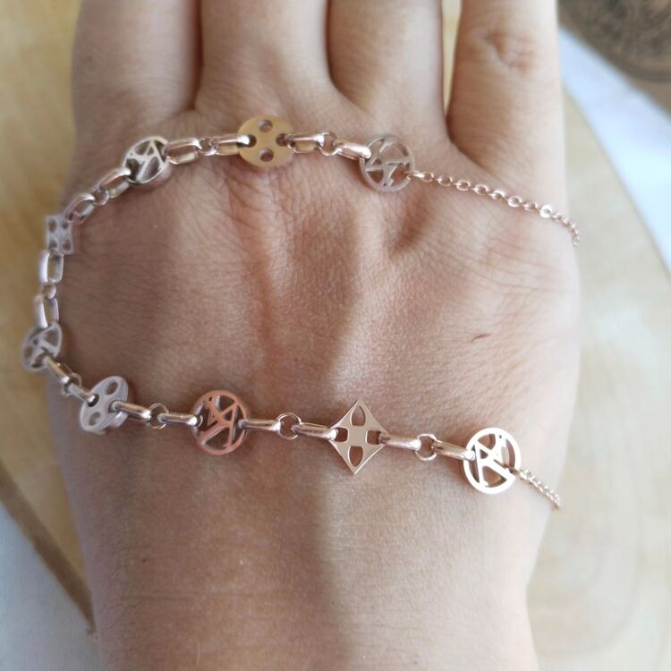 ÇELİK ROSE MRKA MODEL KOLYE