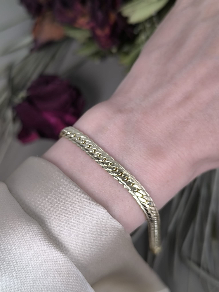 VİP 14K KALIN EZME MODEL BİLEKLİK