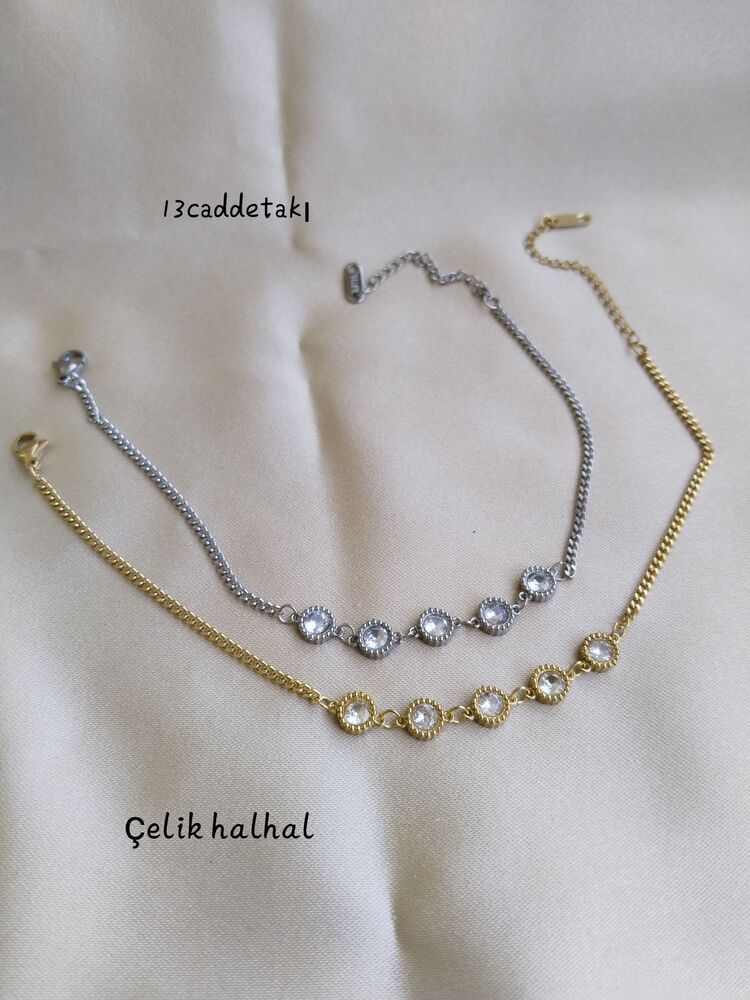 ÇELİK SIRALI TAŞLI MODEL HALHAL