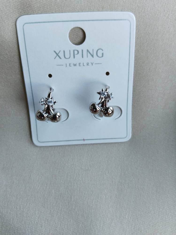 ÇELİK XUPİNG TAŞLI KİRAZ MODEL KÜPE