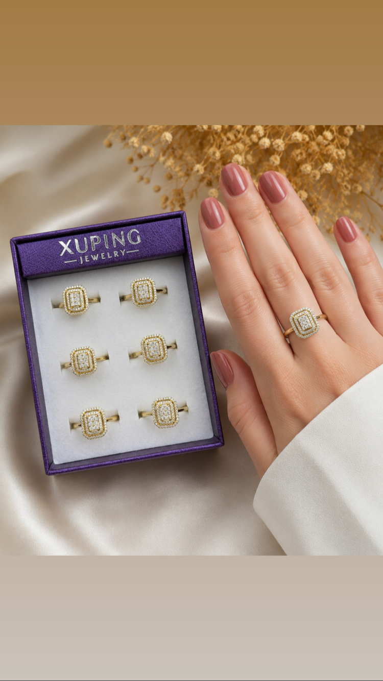 XUPİNG 14K BAGET MODEL YÜZÜK