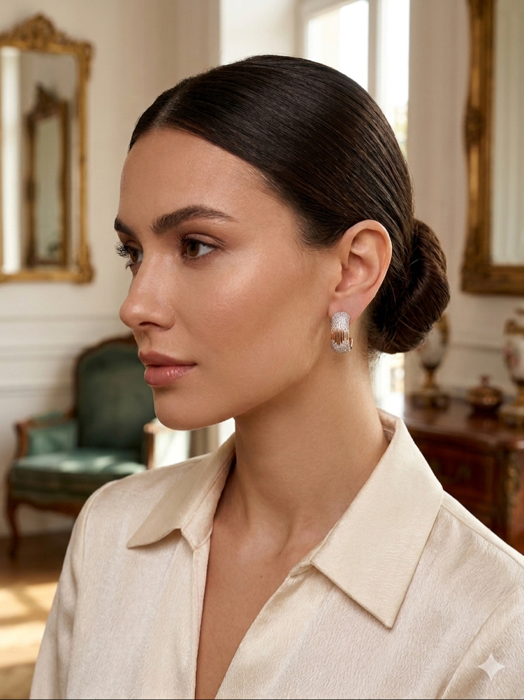 XUPİNG 18K YALDIZLI MODEL KÜPE