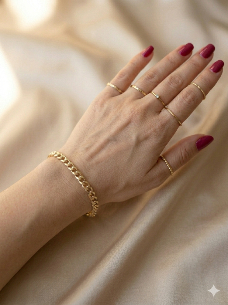 XUPİNG 14K ZİNCİR MODEL BİLEKLİK