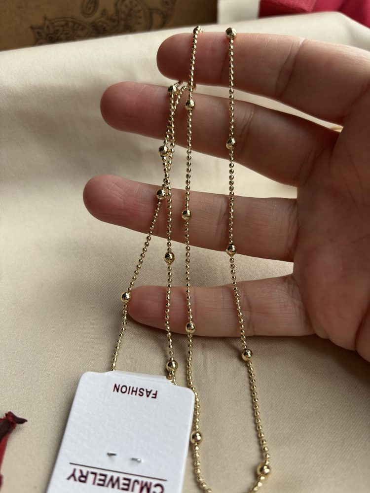 VİP 14K MİNİK TOPLU MODEL KOLYE