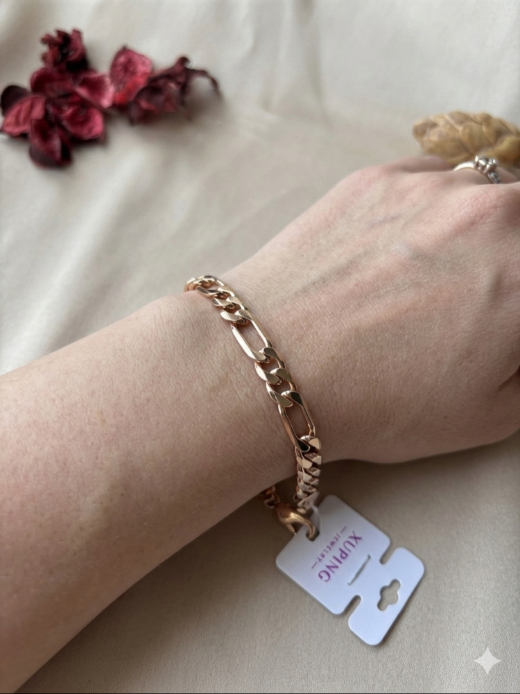 XUPİNG 18K FİGARO MODEL BİLEKLİK 