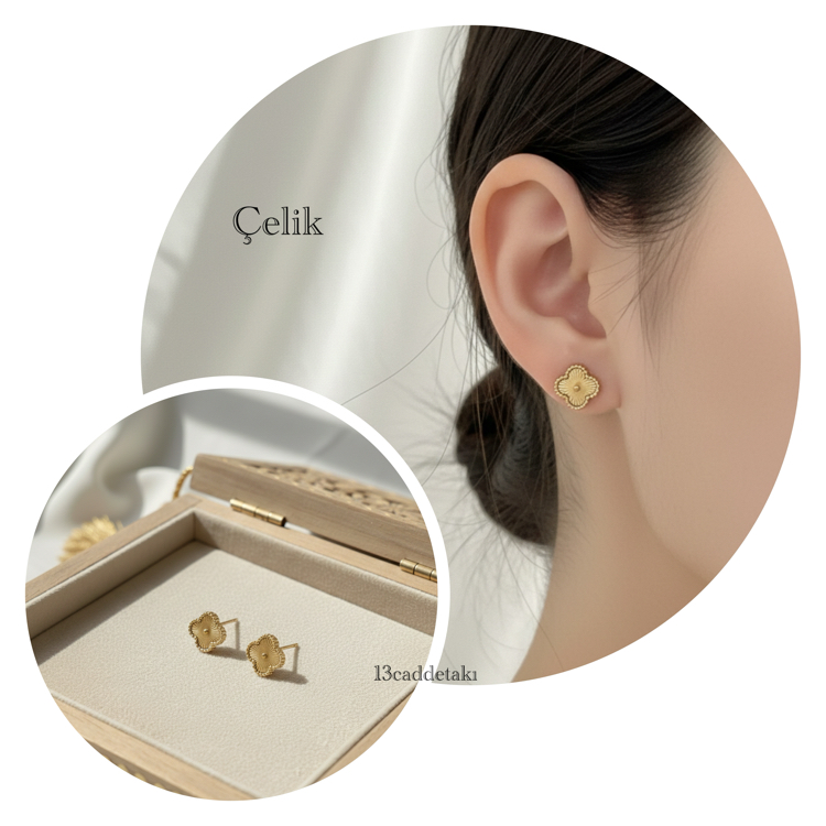 ÇELİK KÜÇÜK YONCA MODEL KÜPE