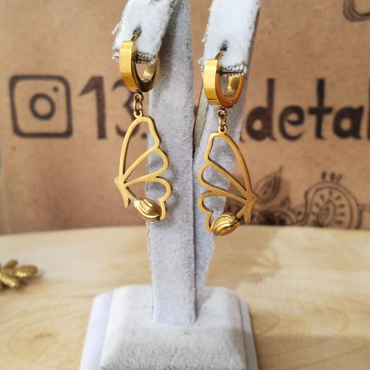 ÇELİK KELEBEK MODEL KÜPE
