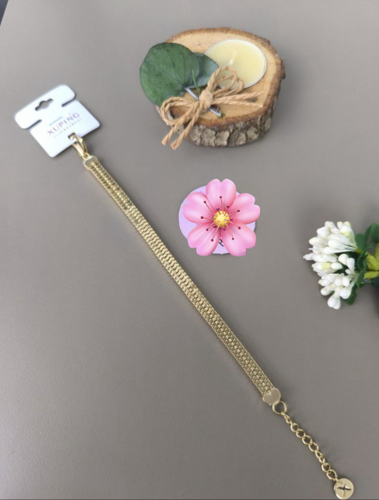 XUPİNG 14K KALIN BALIK SIRTI MODEL BİLEKLİK 