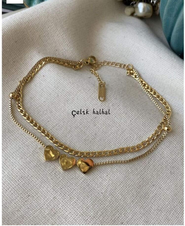 ÇELİK KALPLİ ÇİFT ZİNCİRLİ MODEL HALHAL