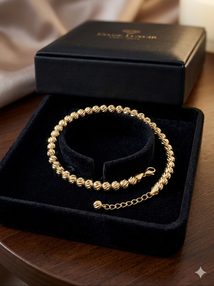 VİP SERİ 14K PARLAK DORİKALI BİLEKLİK