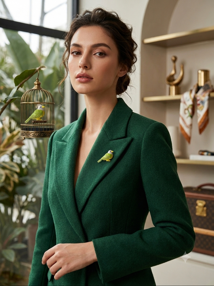 MUHABBET KUŞU MODEL BROŞ