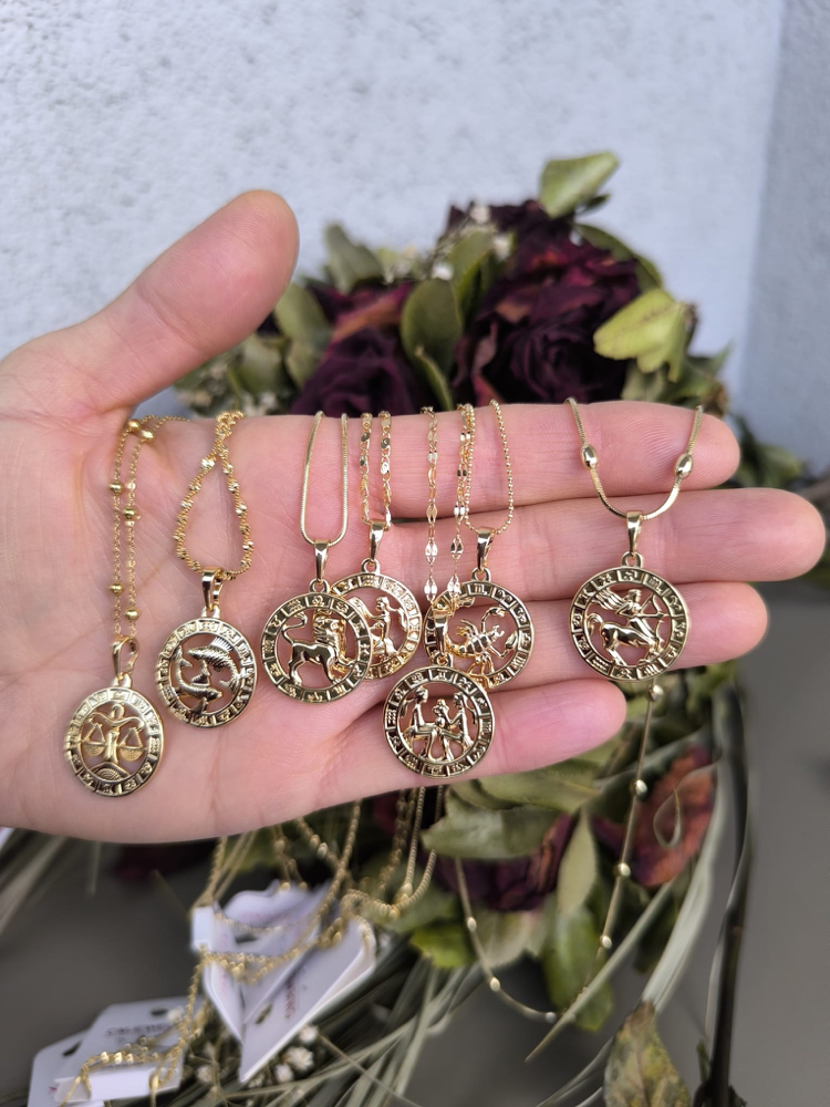 XUPİNG 14K BURÇ KOLYE UCU