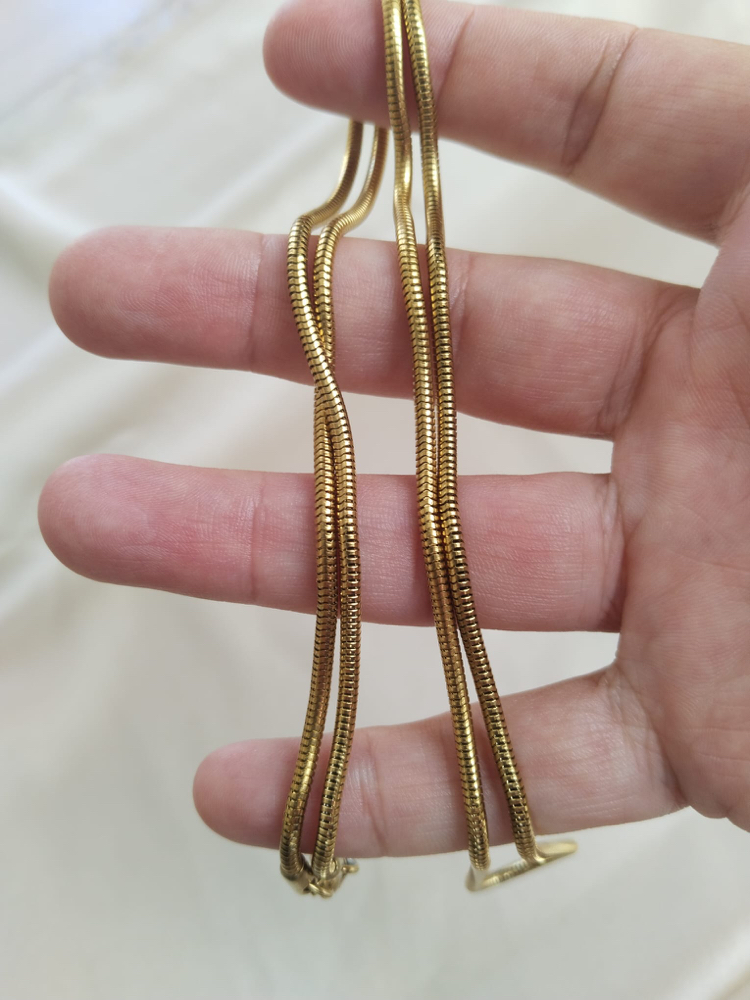 ÇELİK YILAN MODEL KOLYE