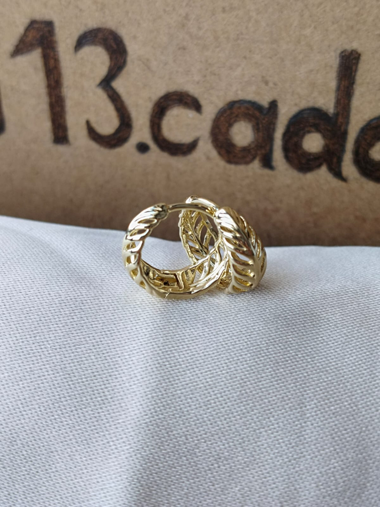 XUPİNG 14K ŞERİTLİ MODEL KÜPE