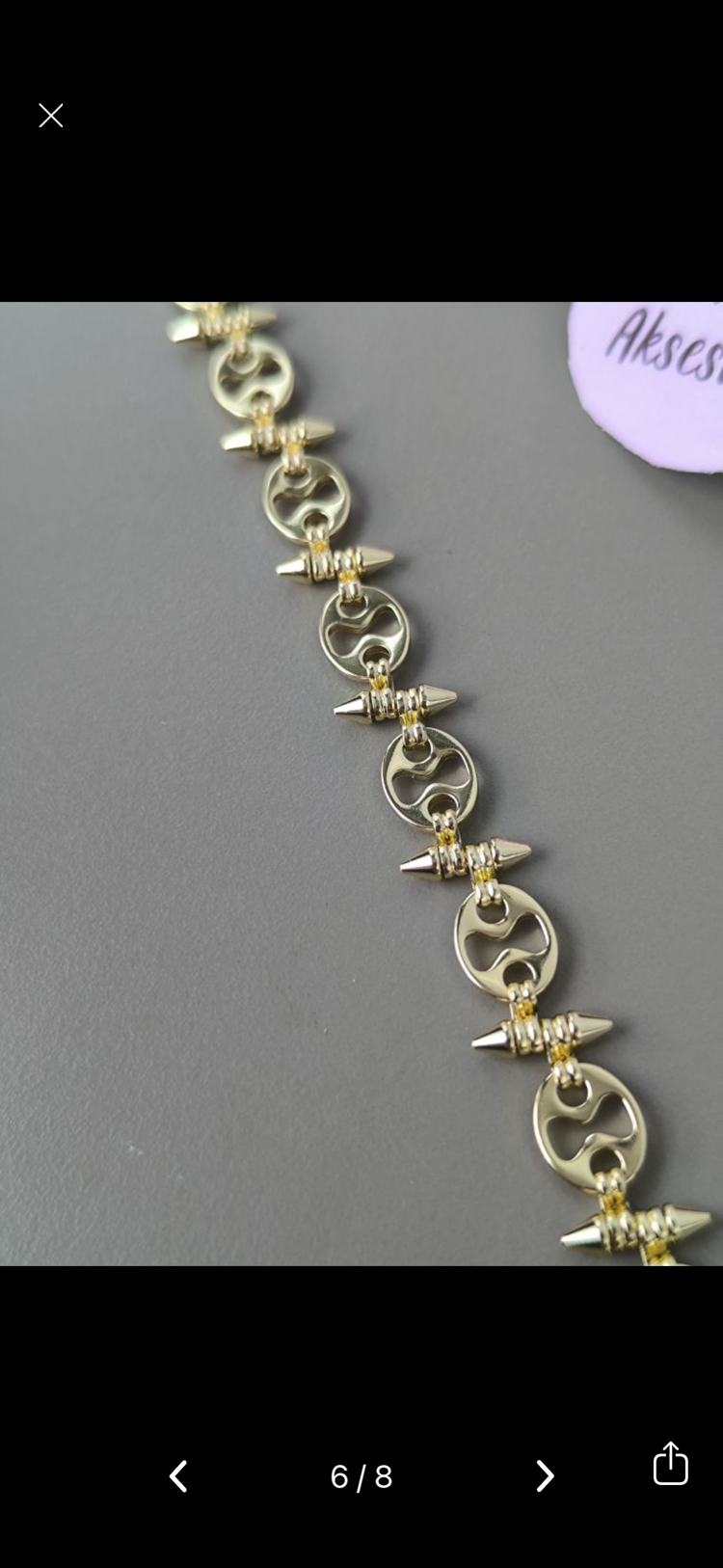 XUPİNG 14K DİŞLİ MODEL BİLEKLİK