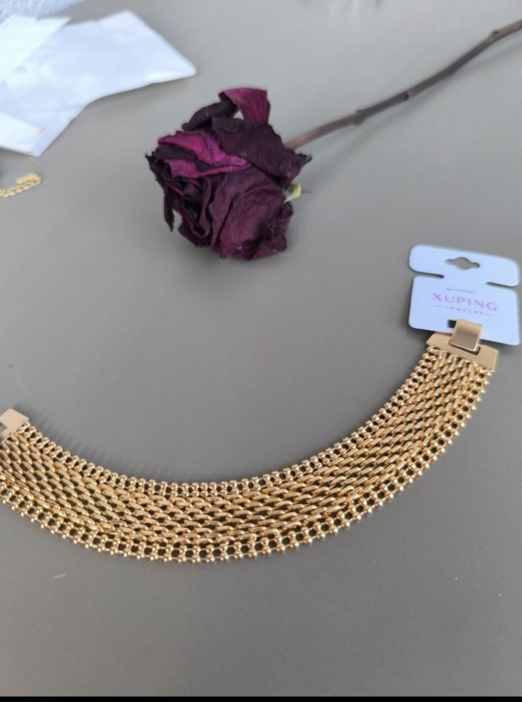 XUPİNG 18K KALIN HASIR MODEL BİLEKLİK