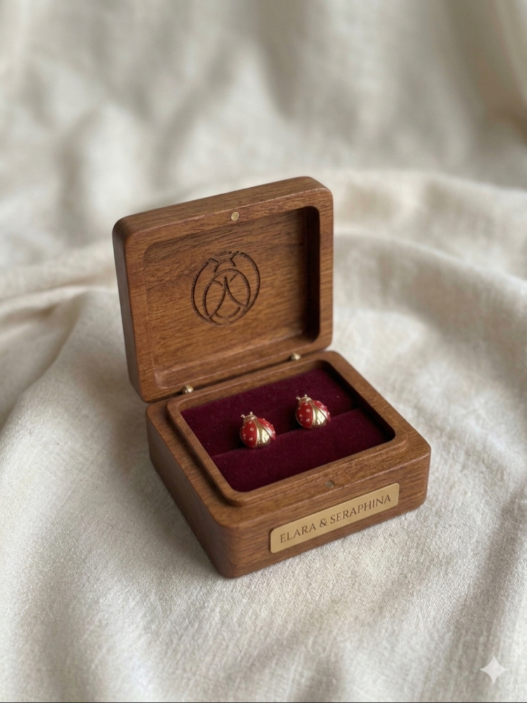 XUPİNG 14K UĞUR BÖCEĞİ KÜPE