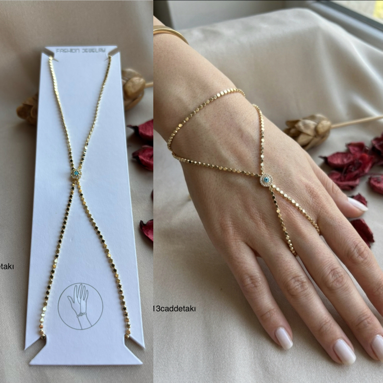 VİP SERİ 14K MAVİ TAŞLI PULLU MODEL ŞAHMERAN