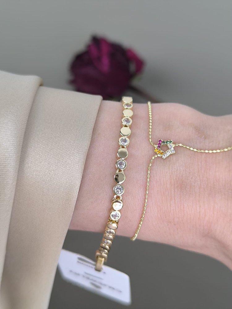 XUPİNG 14K TAŞLI MRKA MODEL BİLEKLİK