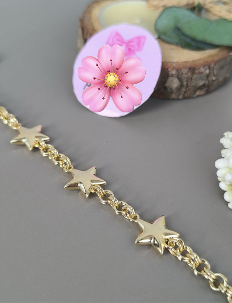 VİP 14K YILDIZ MODEL BİLEKLİK